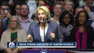 Devos strong supporter of charter schools