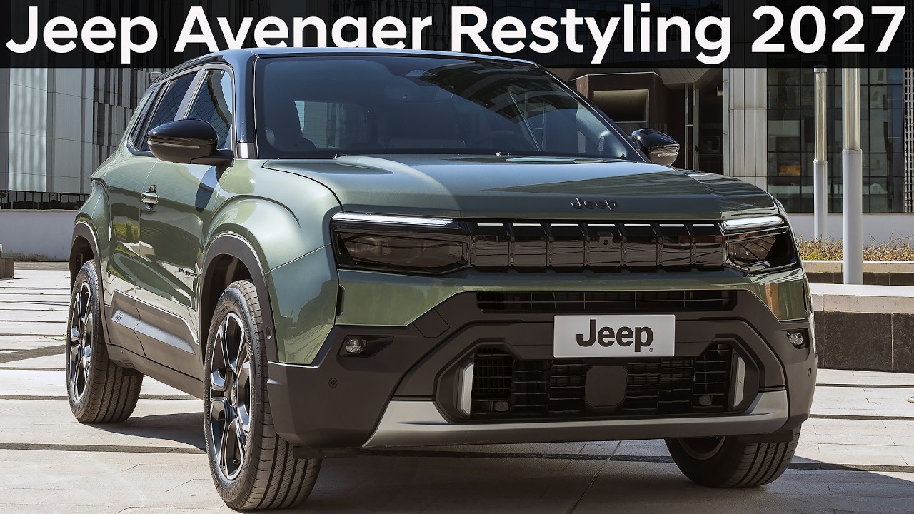 2027 New Jeep Avenger Restyling - The most brutal compact crossover ...