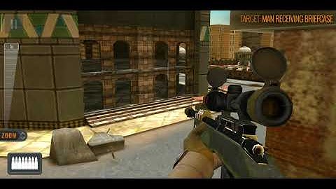 Sniper 3d - Man receiving briefcase (You