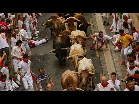 Видео: Где проходит забег быков в Памплоне?