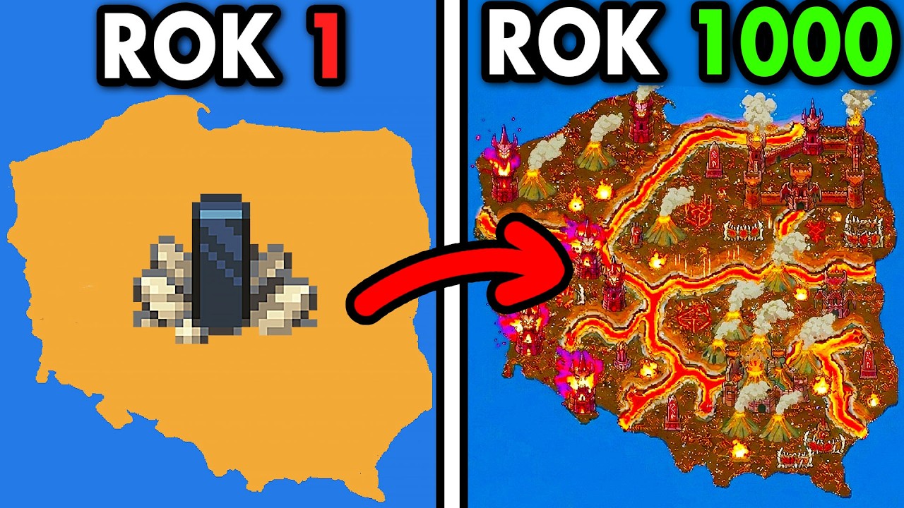 Zostawiłem POLSKĘ z TAJEMNICZYM MONOLITEM na 1000 LAT w Worldbox