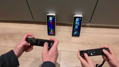 Awtris : Tetris game for Awtrix device and Wiimote controller !