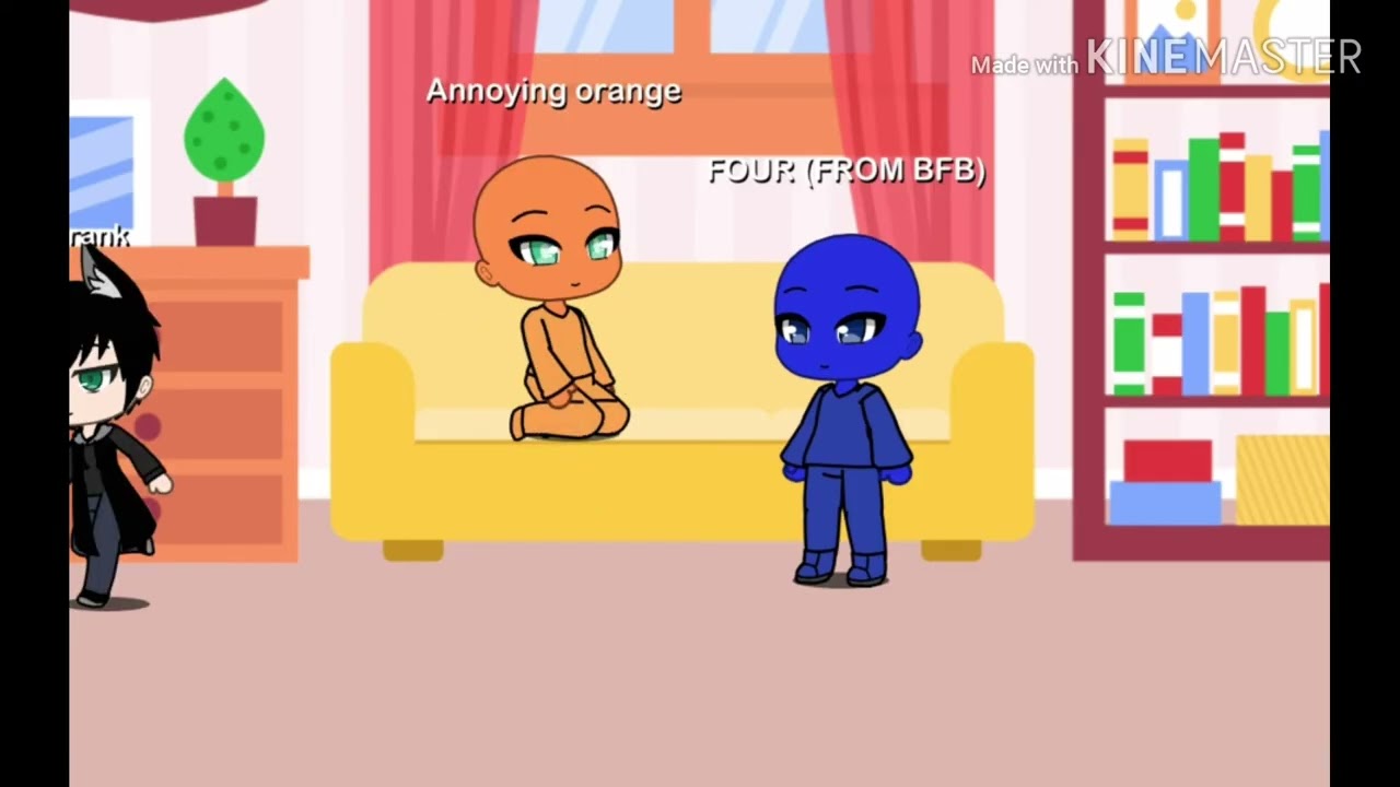 NEW CHARACTER DESIGNS AND NAMES Amber hits frank (OLD GACHA CRINGE)