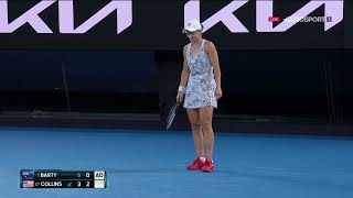 Australian Open 2022: what can Collins applaud, and what can Barty smile about?