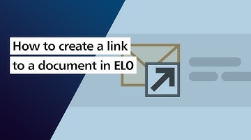 How to create a link to a document in ELO