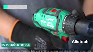 Alistech Furadeira E Parafusadeira Com Impacto A Bateria Adjz05-13Em E Adjz05-13Am - Dca