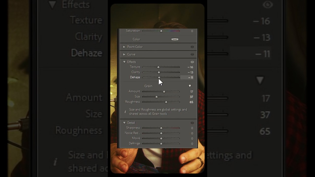 Film Grain Emulation in Lightroom  - All in One Grain Preset 