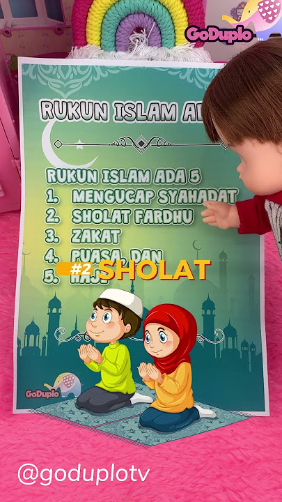 Nyanyiin Lagu TEPUK RUKUN ISLAM Bareng Yuk Bestie #shorts #shortsgoduplotv