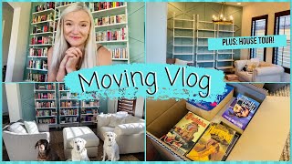 SETTING UP MY NEW LIBRARY! | House Tour & Bookshelf Reorg. Vlog