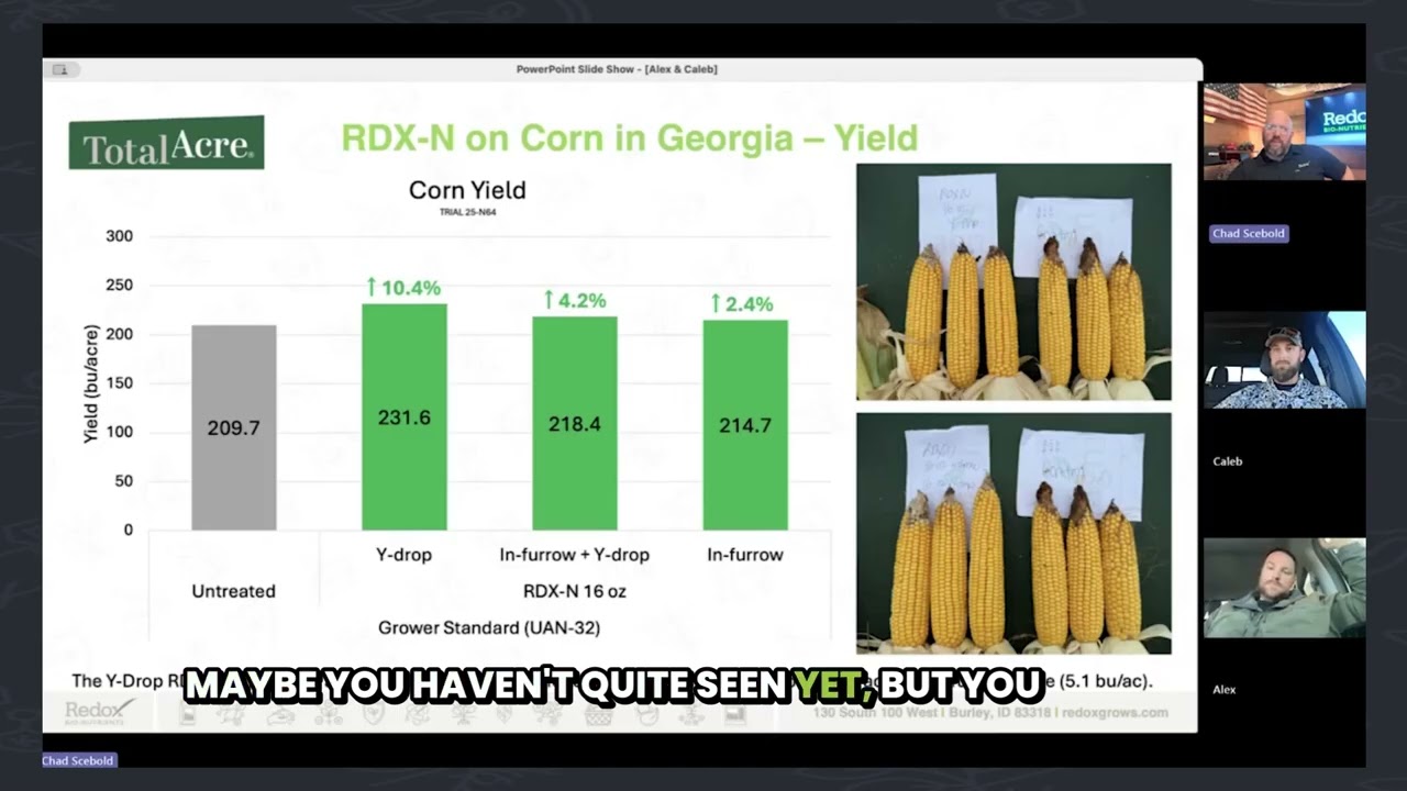 RDX-N® boosts Corn Yields- a conversation with Georgia Grower Alex Harrell
