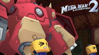 Fighting Tron and her Servbots! Mega Man Legends 2