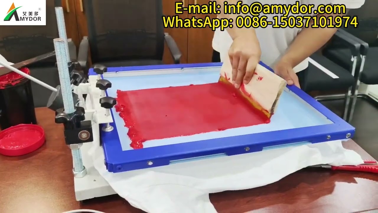 Digital T-shirt Silk Screen Printer for Sale 2024 New Model Amydor 550A