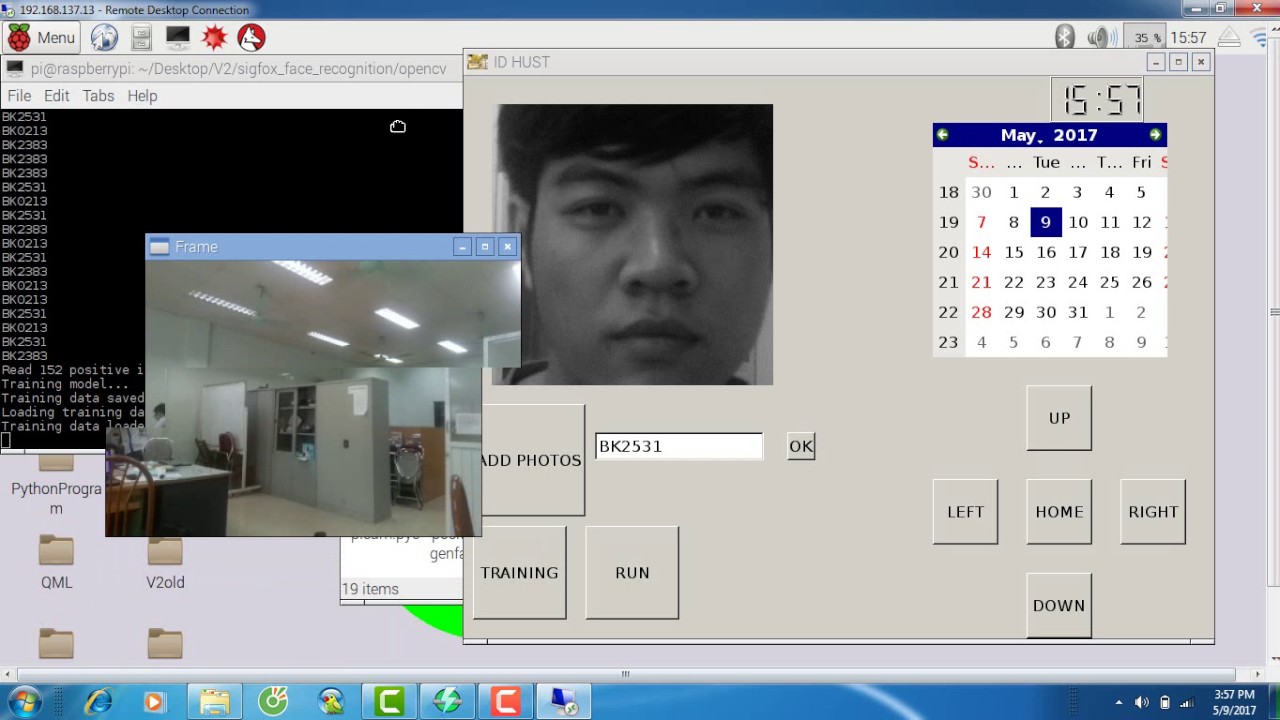Nhận dạng khuôn mặt (Face Recognition using Raspberry Pi) Nhận dạng khuôn mặt (Face Recognition using Raspberry Pi) #1
