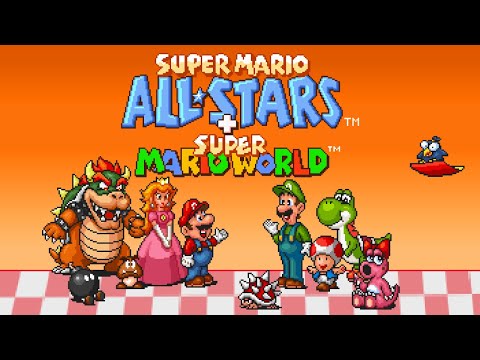 Super Mario All-Stars + Super Mario World - Longplay | SNES