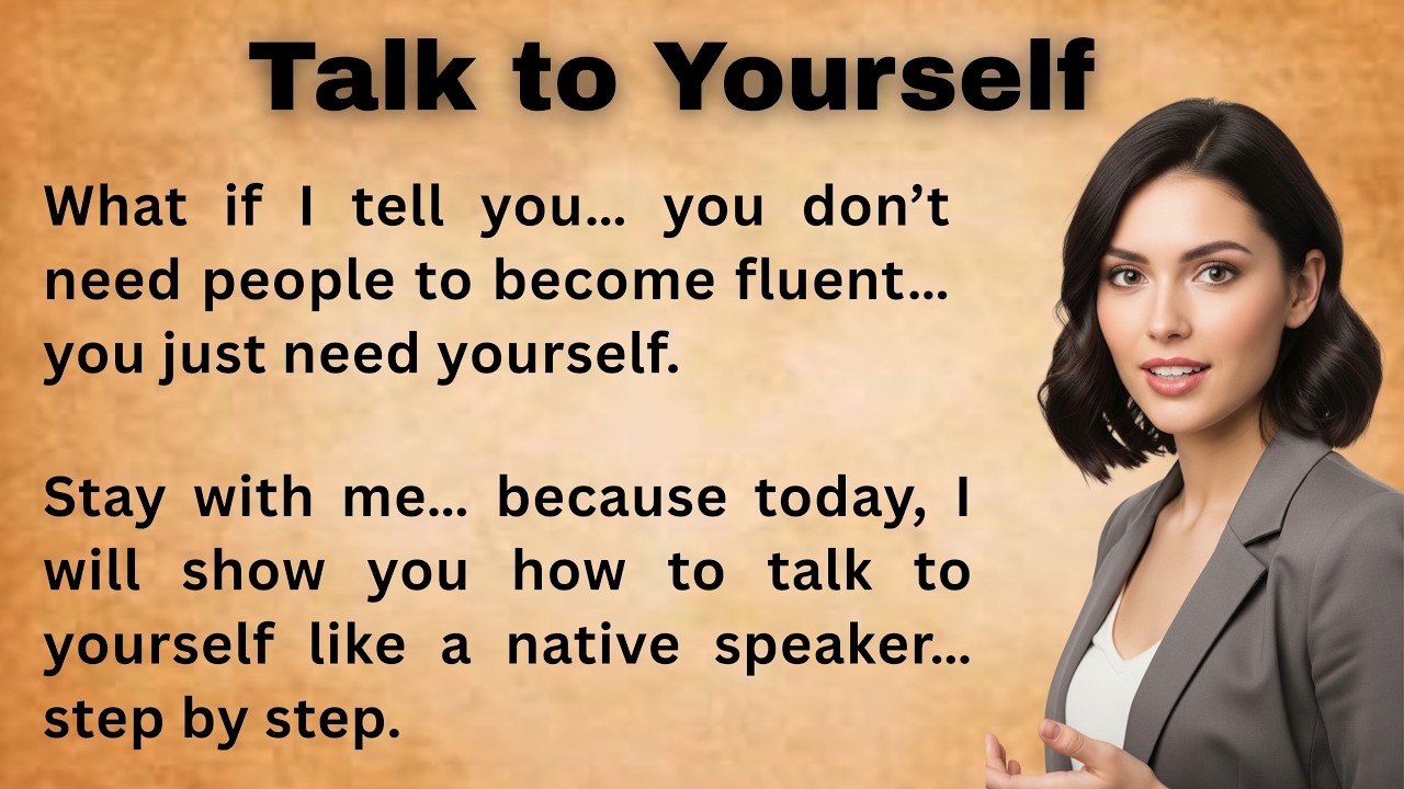 Talk to Yourself Like a Native Speaker Why Talking to Yourself Makes ...
