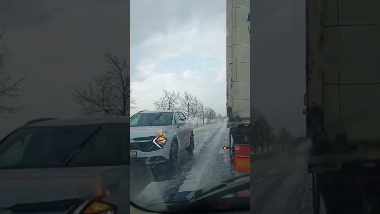 Unwetter, Hagelüberschwemmungen bzw. Hochwasser im Huy / Harz 23.04.2025