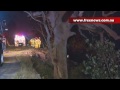 Fire crews protect property in Barden Ridge after a night time bush fire