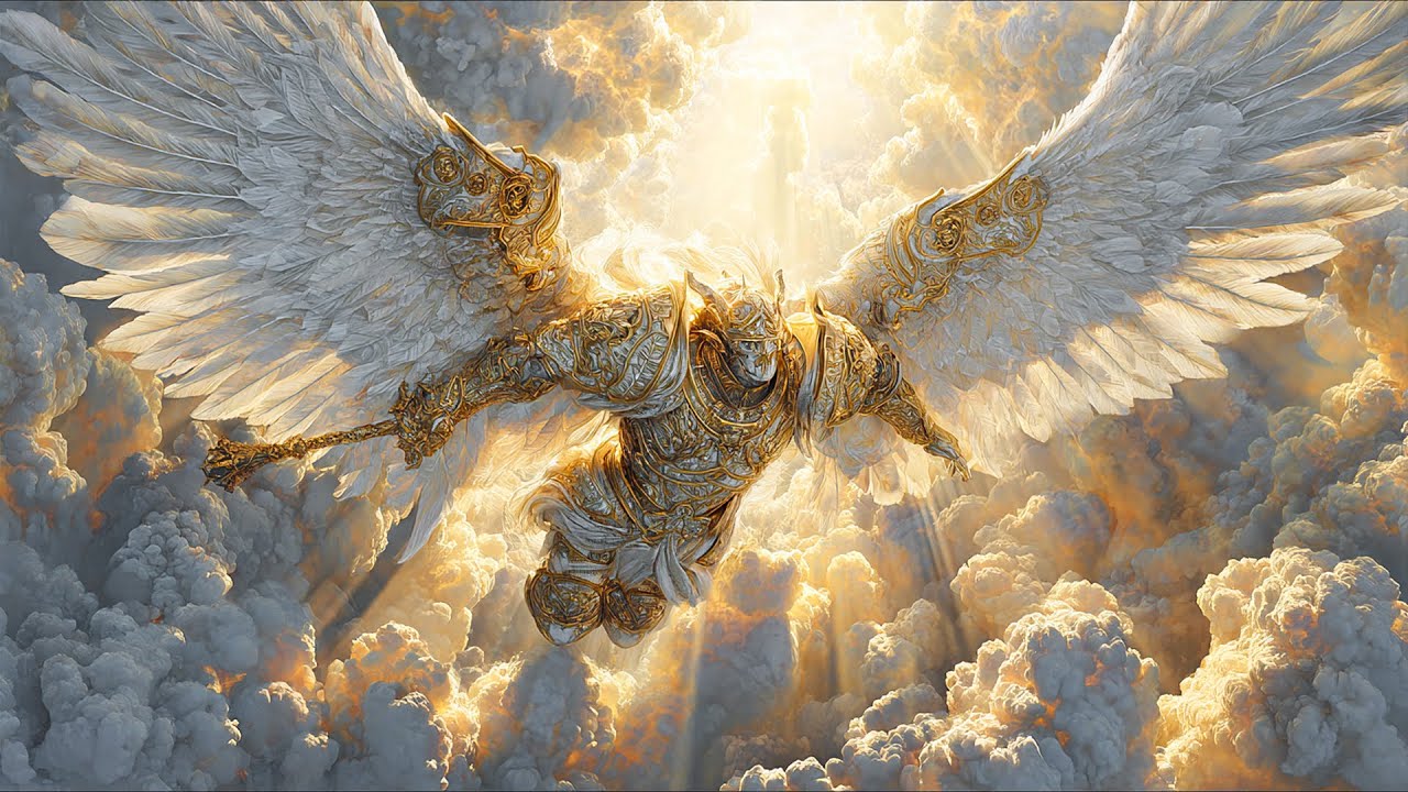 The Guardian of Heaven | Rise of the Golden Archangel (4K Epic Fantasy Ambience & Music)