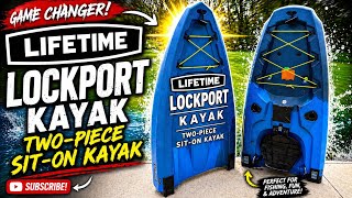 Lifetime NEW Lockport Kayak . Two piece sit on Top Kayak First Look !!!!! 