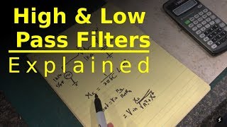 High & Low Pass RC Filters (clearly explained)