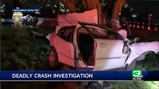 1 person dead after crashing car into tree on I-80, Sacramento Metro Fire says