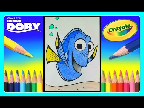 710 Crayola Giant Coloring Pages Finding Dory  Images