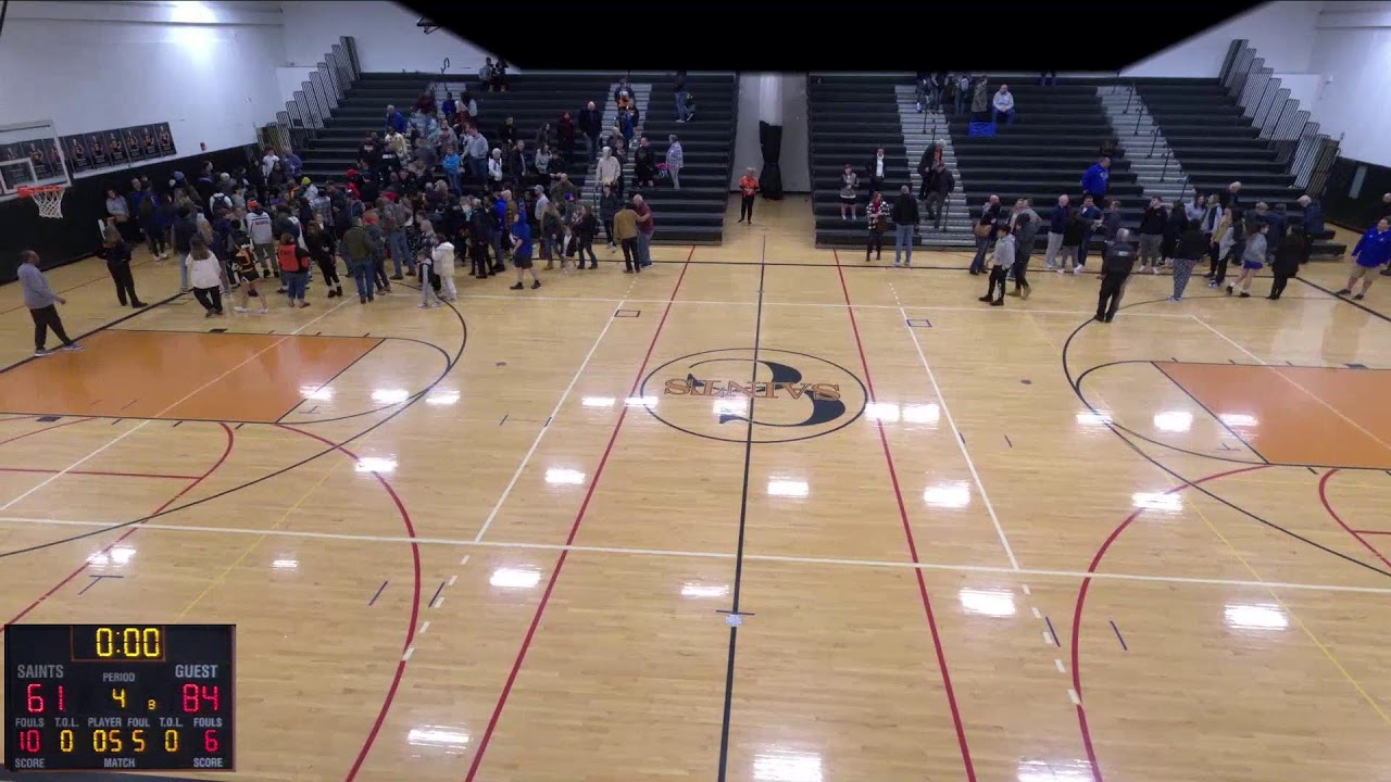 ChurchvilleChili High School vs sterSchroeder High School Mens Varsity Basketball YouTube