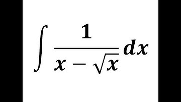 Integrate 1/(x - sqrt(x))
