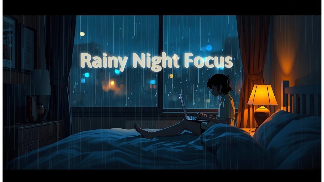 Alone With the Rain 🌧️ | 1 Hour Lofi for Deep Focus & Relax