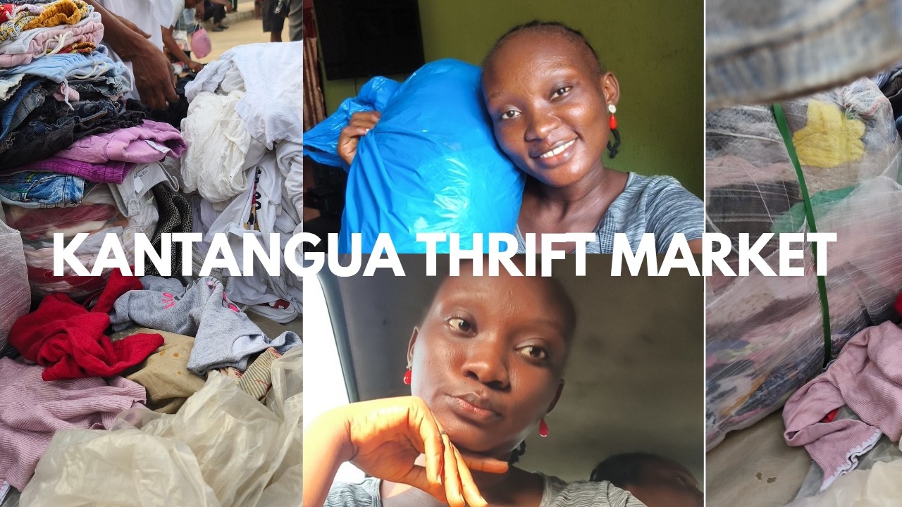 Shopping for my kids at KATANGUA thrift market