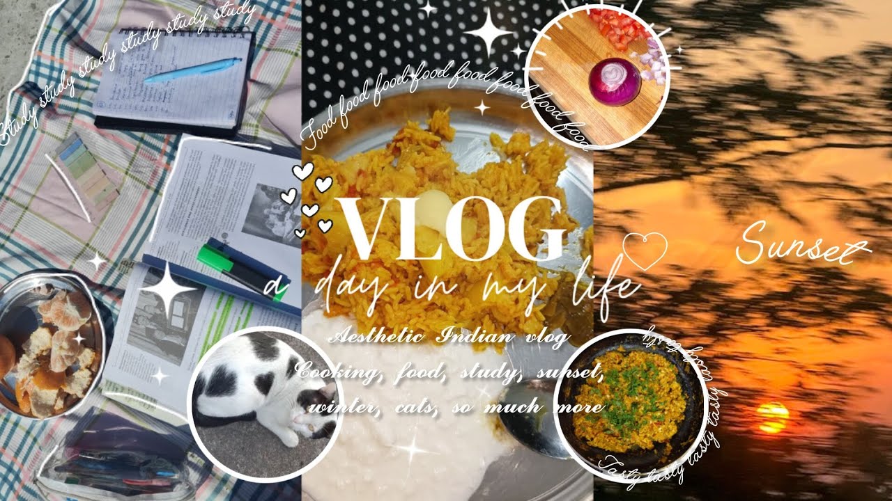 A DAY IN MY LIFE VLOG🌻 ❤✨|| cooking, study, sunset, beautiful view, much more...... 
