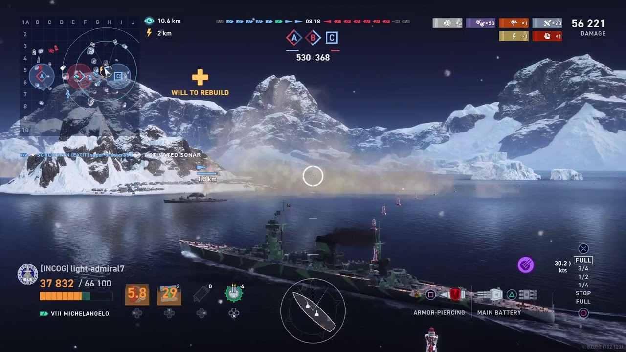 Time for some aggressive play - World of Warships Legends