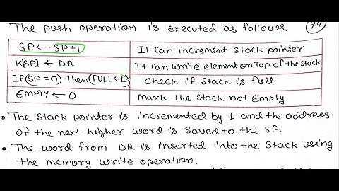 Stack Organization & implementation of Stack in Computer Organization and Architecture Part 23