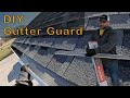 Costco easy diy gutter guard installation high quality and fast installation  clean gutters