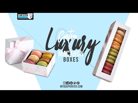 Custom Luxury Macaron Boxes | Macaron Boxes Wholesale