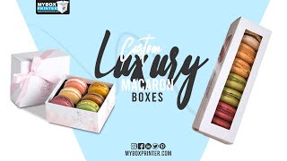 Custom Luxury Macaron Boxes | Macaron Boxes Wholesale