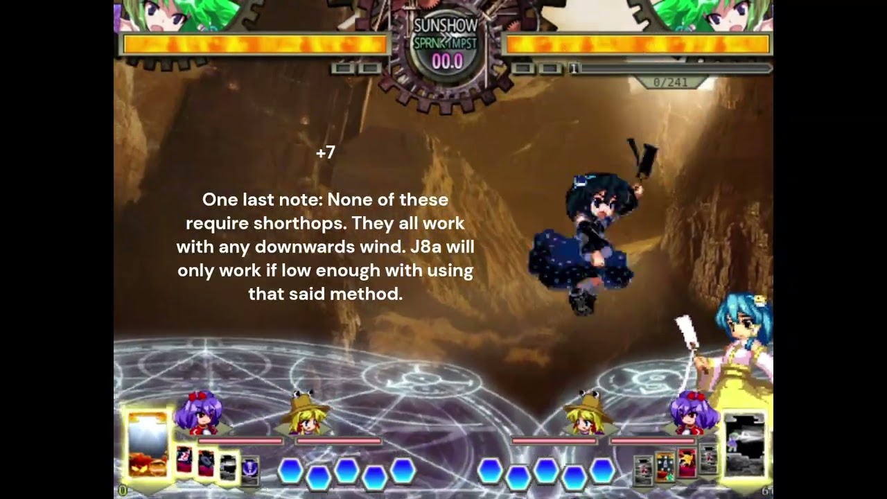 [Sanae] Utilizing j.4C in pressure to remain + after a shorthop or flight (read description)