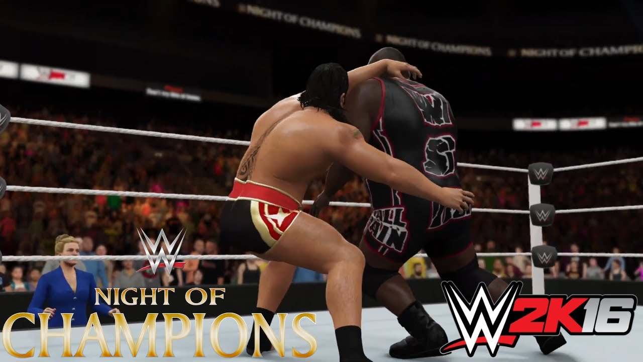 WWE 2K16 - Mark Henry Vs Rusev - Night Of Champions 2014 | PS5
