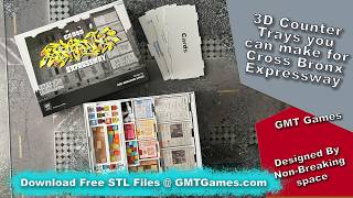 GMT Games - Cross Bronx Expressway  - Counter trays - The ultimate storage solution