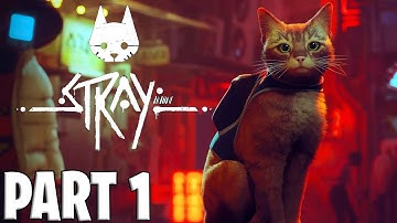 STRAY Gameplay Walkthrough Part 1 - No Commentary (Xbox X 4K 60fps)