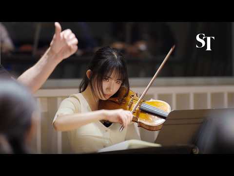 Inside violinist Chloe Chua’s first rehearsal with Maestro Hannu Lintu