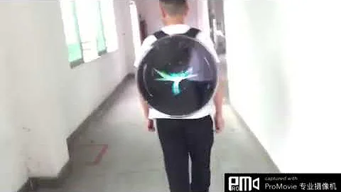 3D Hologram Fan With BackPack