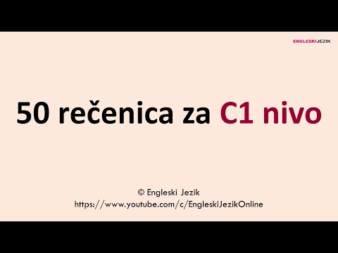 Video: Što je razina c1 na engleskom?
