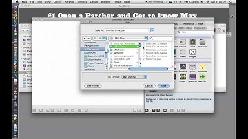 Tutorial 1: Meet Max 6 - Making your first "Patcher"