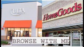 BROWSE WITH ME AT ULTA BEAUTY, BATH AND BODY WORKS &amp; HOME GOODS + TARGET HAUL.