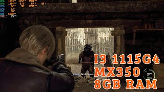 Resident Evil 4 Remake - Low End Spec 8GB RAM MX350