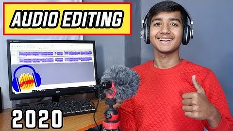 how to edit audio for YouTube video. audio editing kaise kare. audacity tutorial. best audio editor.