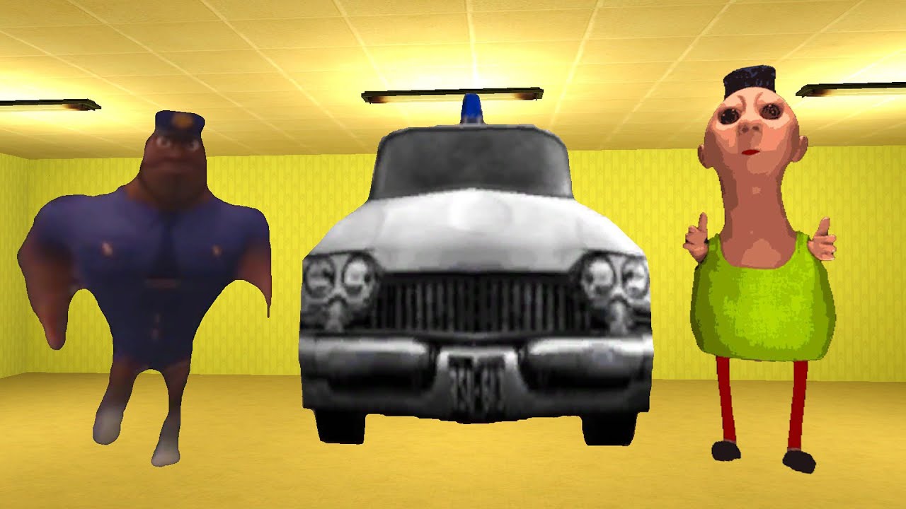 Officer, Patrulla And Hamood Habibi Nextbot Gmod