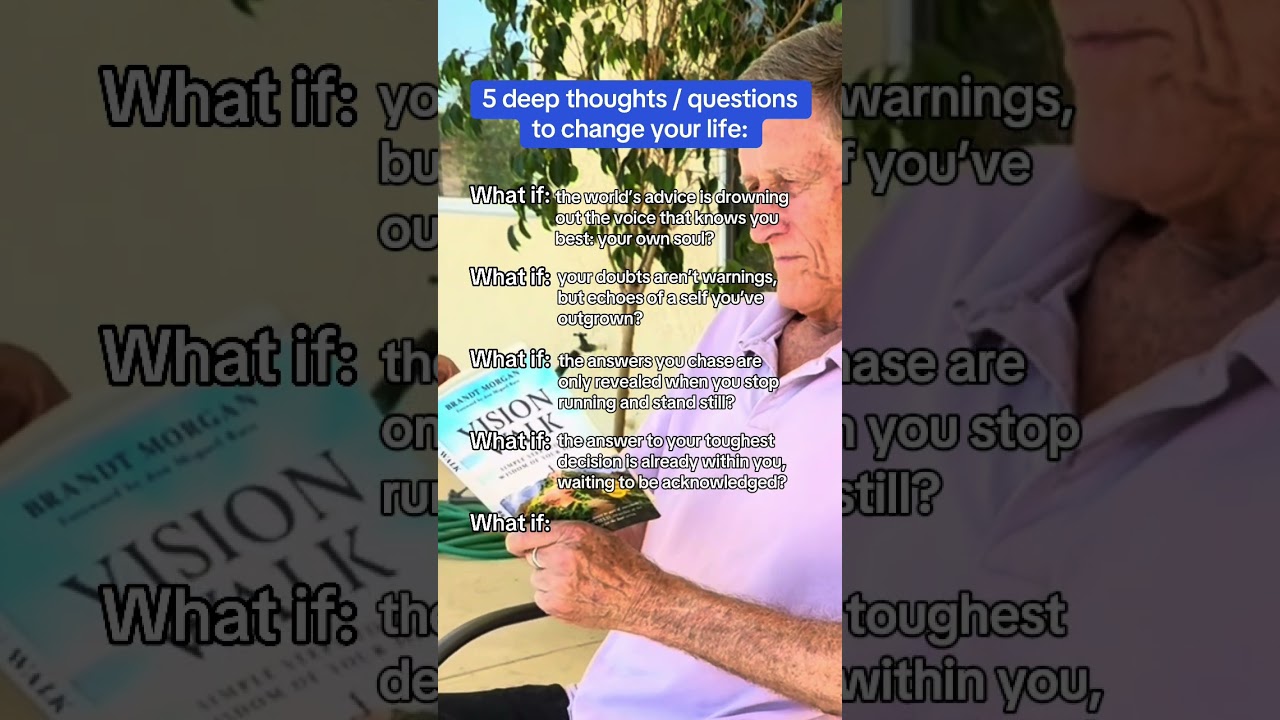 Five questions to gain clarity and change your life. 