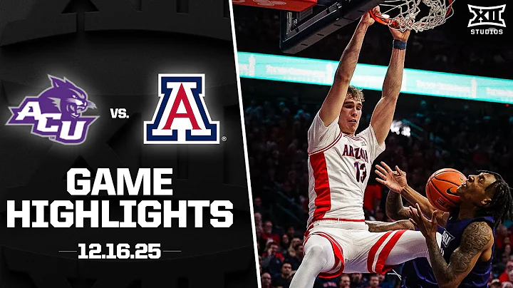 Abilene Christian vs. #1 Arizona Game Highlights | 2025-26 Big 12 Men’s Basketball